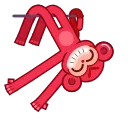 Sticker 😂 Movin’ Monkey
