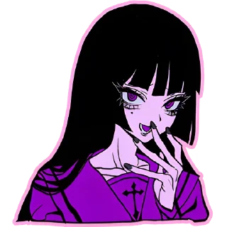 Sticker 😈 Ультрамариновая-тян @Nyasticks