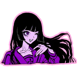 Telegram sticker 😉 Ультрамариновая-тян @Nyasticks