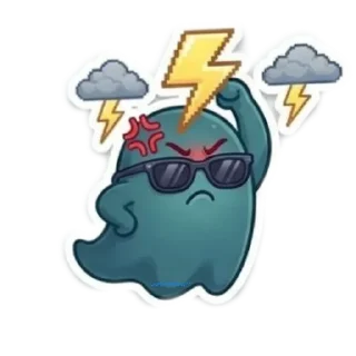 Telegram sticker 😎 fantasmitas anonimos