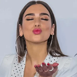 Телеграм стикер 😚 Dua Lipa
