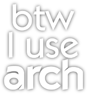 Video sticker 🤓 btw I use Arch (by @ddepau)