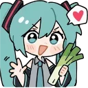 Video sticker 🤩 Хатсуне м�...