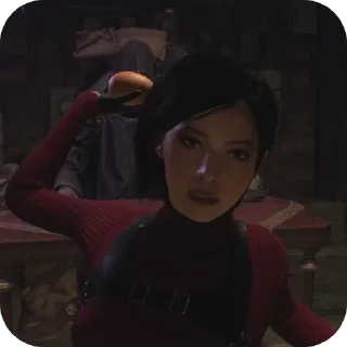 Telegram sticker ✋ Ada wong