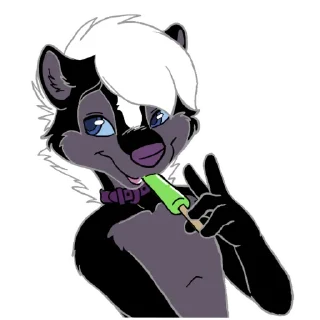 Telegram sticker 🧊 Skunk Shampoo's Stickeroos