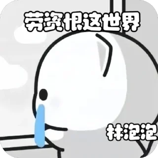 Video sticker 🫥 林泡泡伤心日记 @aesc8