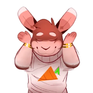 Telegram sticker 🐰 Bnui