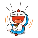 Telegram sticker 😂 Doraemon Line Stickers