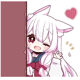Sticker 👋 Сладкая зайка @Nyasticks