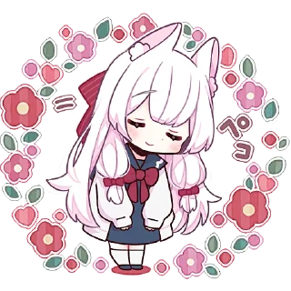 Telegram sticker 😌 Сладкая зайка @Nyasticks
