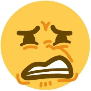 Sticker 😐 Жёлтые хуесосы