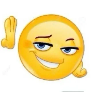 Telegram sticker 😏 Жёлтые хуесосы