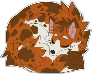 Sticker 🌟 🦊 @cutekindstickers · Spoty pack @nottheAki