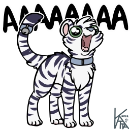 Telegram sticker 🅰️ Meowing_02 :: @fStikBot