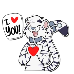 Telegram sticker ❤ Meowing_02 :: @fStikBot