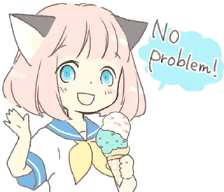 Video sticker 👍 Cat ear girl Necoco :: @line_stickers