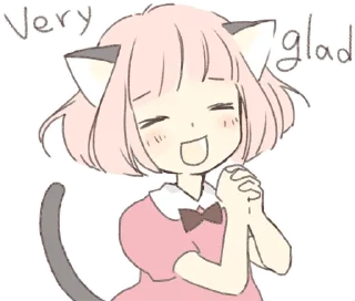 Video sticker 🙏 Cat ear girl Necoco :: @line_stickers