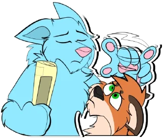 Telegram sticker 👿 🍀 Lucky Fox 🦊 BAP @TheLuckyFox