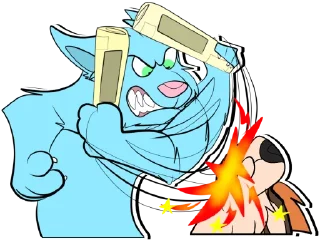 Telegram sticker 👿 🍀 Lucky Fox 🦊 BAP @TheLuckyFox