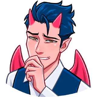 Telegram sticker 😬 Дьявол без надписей @TgSticker