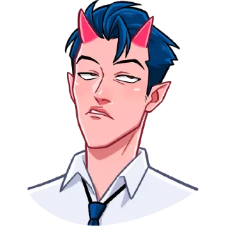 Telegram sticker 😐 Дьявол без надписей @TgSticker