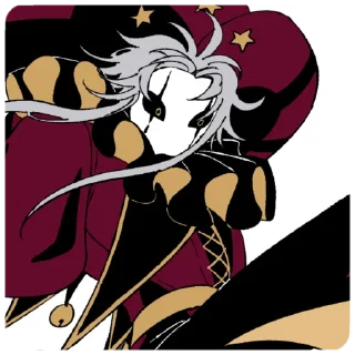 Sticker 🌹 - The Freak Circus – Pierrot 🥀 @b0o_p33ka