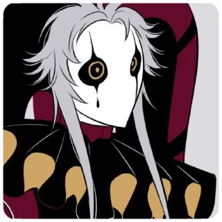 Telegram sticker 🌹 - The Freak Circus – Pierrot 🥀 @b0o_p33ka