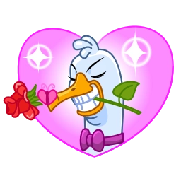 Telegram sticker ❤ Rolling Raven :: @fStikBot