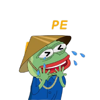 Sticker 🤣 PEPE THE COIN