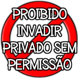 Telegram sticker 😶 PR0IBID05