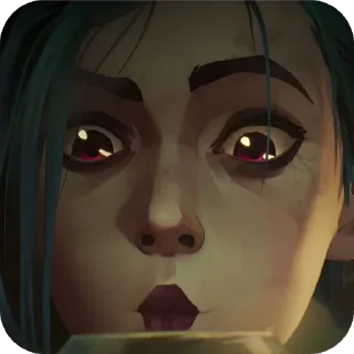 Telegram sticker 👄 Джинкс взорвет вам очко