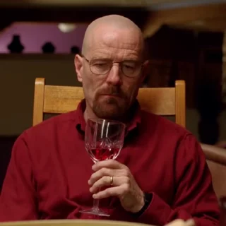 Telegram sticker 🍷 Breaking Bad ¦ @figurinhasWa