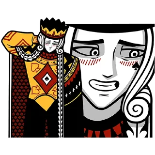 Telegram sticker 👑 Король Пик от @TgSticker