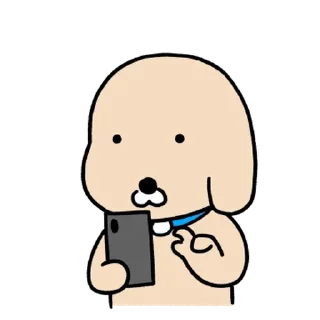 Telegram stiker 💬 누렁이 또 왔어요! By @KakaoEmoticon