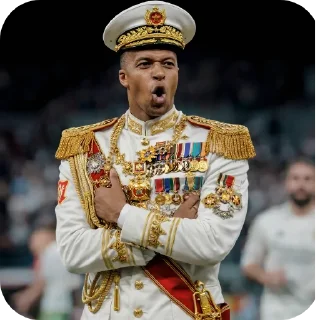 Telegram sticker 🎩 Mbappe