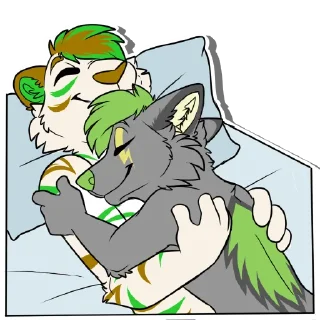 Video sticker 😴 Kiwi and Sparky