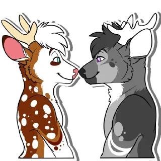 Telegram sticker 😊 Kiwi and Sparky