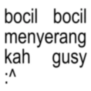 Telegram sticker 😏 windut basudarut @peraaut