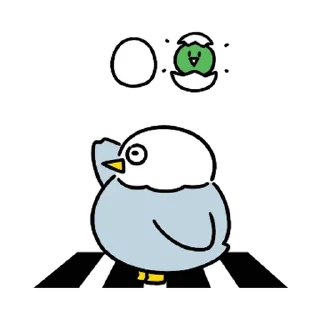Video sticker 💬 멍청새는 멍청멍청해! By @KakaoEmoticon