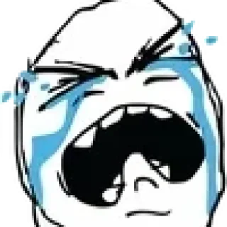 Video sticker 🌟 Rage face @SozdaiStickeriBot