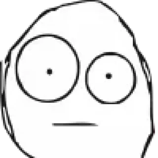 Video sticker 😐 Rage face @SozdaiStickeriBot