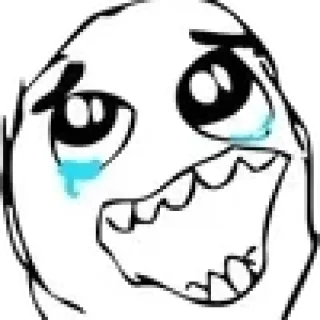 Telegram sticker 🌟 Rage face @SozdaiStickeriBot