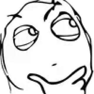 Telegram sticker 🌟 Rage face @SozdaiStickeriBot