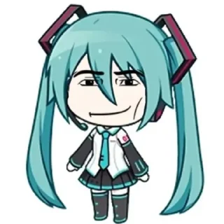 Telegram sticker 🫐 Miku >w< *i love them* @Ti4ilx :: @fStikBot