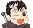 Telegram sticker 😃 Berserk α Pack