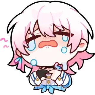 Telegram sticker 😭 Honkai Star Rail