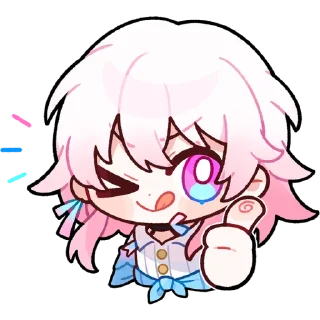 Telegram sticker 👍 Honkai Star Rail
