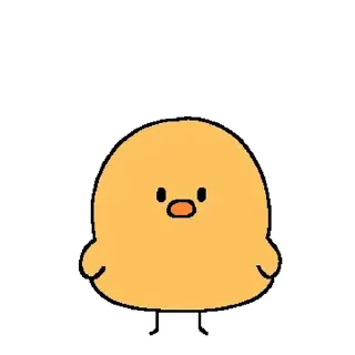 Telegram sticker ⭐ 텐션업! 노란병아리 삐옹이 @moe_sticker_bot