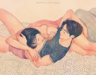 Telegram sticker 😴 Zipcy 💜 @cutelovestickers