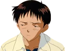 Sticker 😐 Shinji Ikari